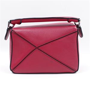 [Deal] Loewe Mini Puzzle Fuchsia Leather Cross Body Bag