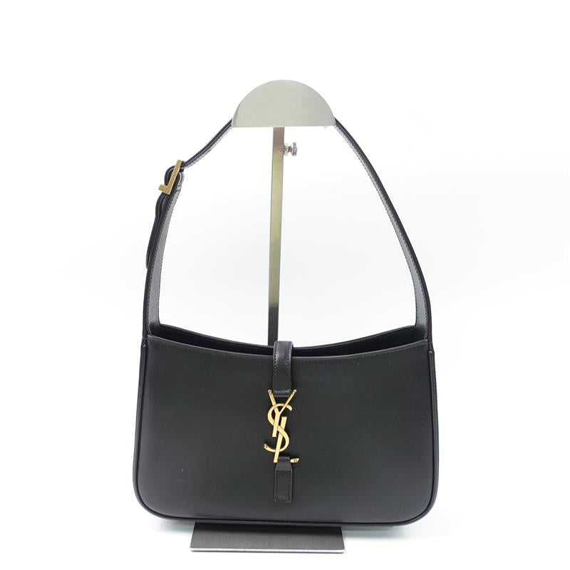 Pre-owned Saint Laurent Sulpice Black Calfskin Hobo