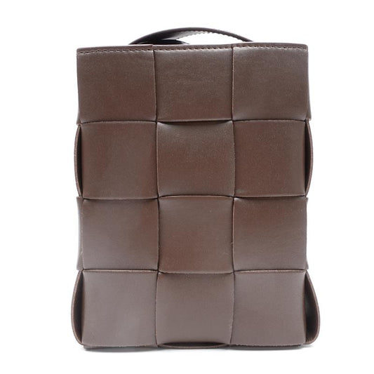 Pre-owned Bottege Veneta Cassette Brown Calfskin Cross Body Bag