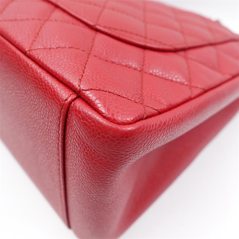 Pre-owned Chanel Red GST Calfskin Tote