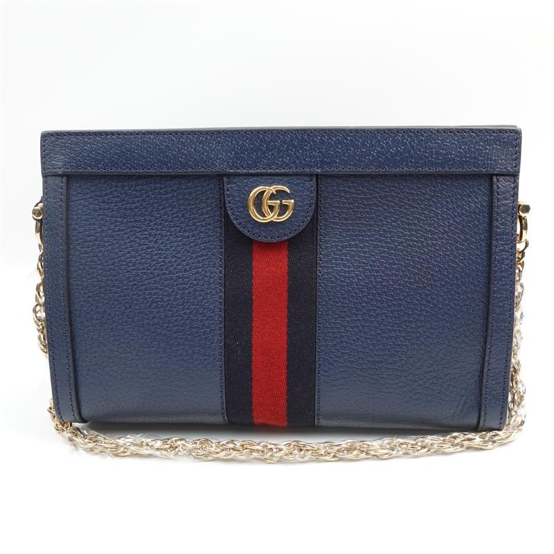 [Deal] Pre-owned Gucci Blue Ophidia Calfskin Crossbody Bag