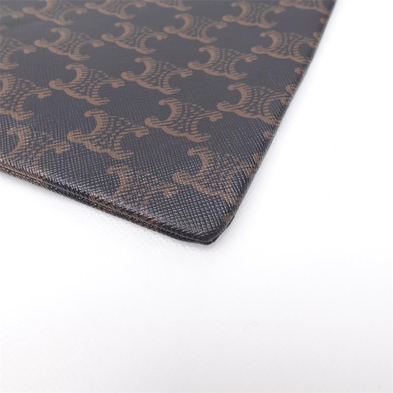 [DEAL] Pre-owned Celine Black Coated Canvas Clutch