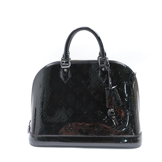 Pre-owned Louis Vuitton Alma PM Darkgreen Vernis Tote