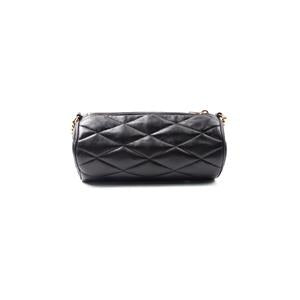 Pre-owned Saint Laurent Sade Monogram Mini Lambskin Shoulder Bag