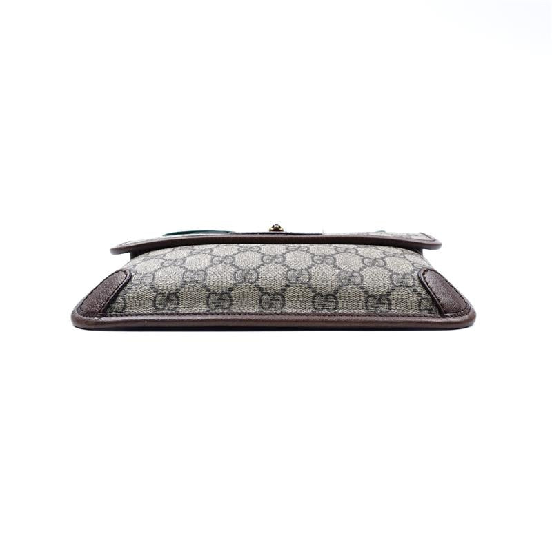 Pre-Owned Gucci Neo Vintage GG Supreme Brown Coated Canvas Bumbag