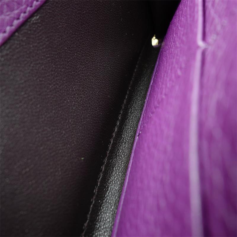 [Deal] Pre-owned Gucci SOHO Purple Calfskin Long Wallet