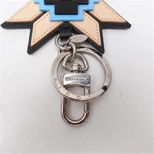 Pre-owned Louis Vuitton Calfskin Bag Accessories Milktea Bag Charm