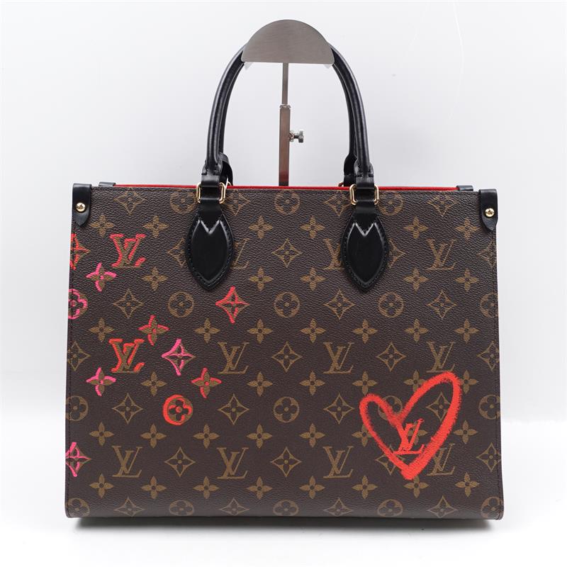 Pre-owned Louis Vuitton Onthego Valentine Edition Tote Bag