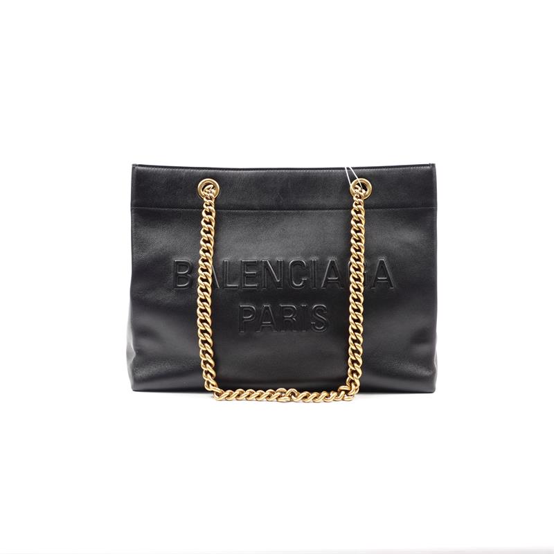 Pre-owned Balenciaga Duty FreeBlack Calfskin Tote Bag