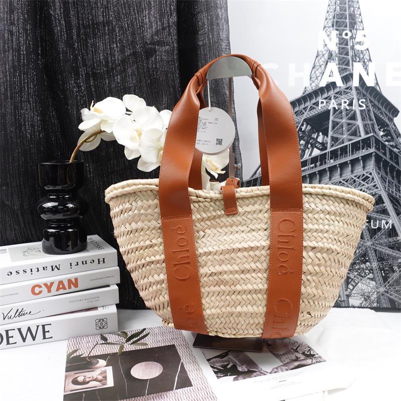 Pre-owned Chole Raffia Tote Bag