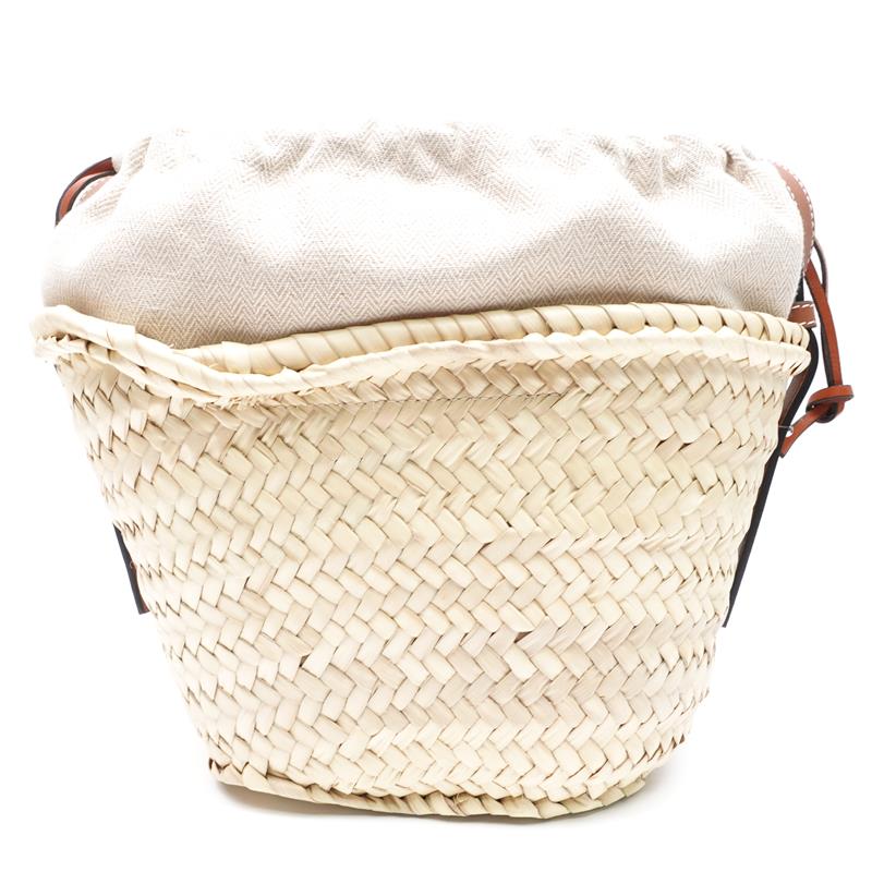 Pre-owned Loewe Straw Backet Shoulder Bag