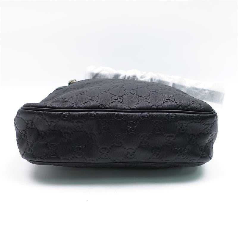 Pre-Owned Gucci Guucissima Black Calfskin Shoulder Bag