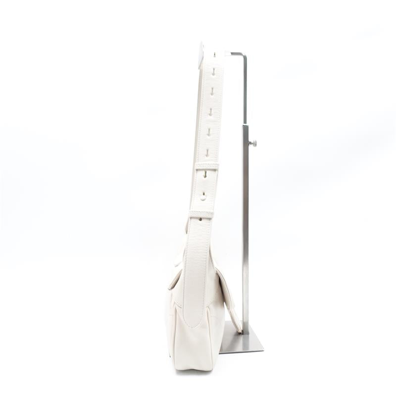 Gucci GG Arli White Calfskin Shoulder Bag