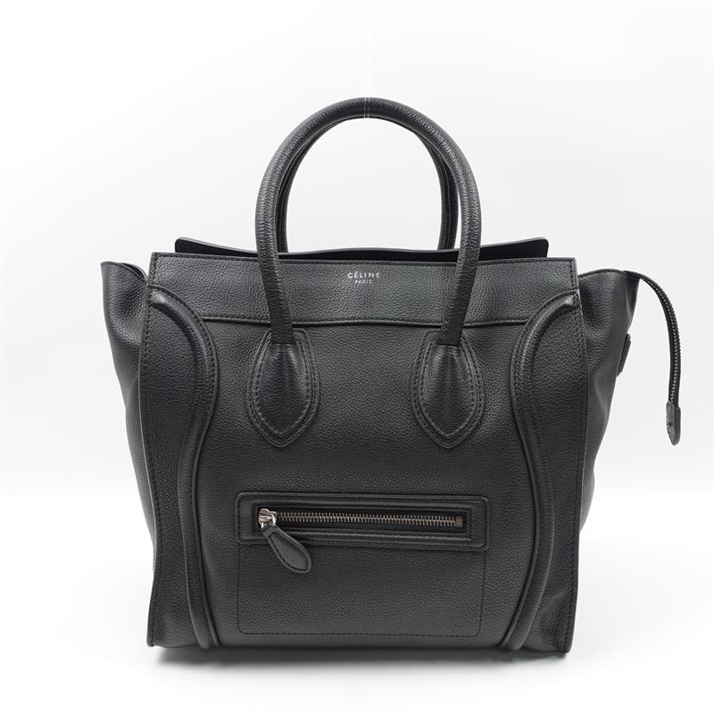 Pre-owned Celine Luggage Mini Black Calfskin Tote Bag