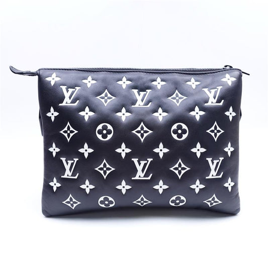 Pre-owned Louis Vuitton Coussin Black&White Calfskin Shoulder Bag