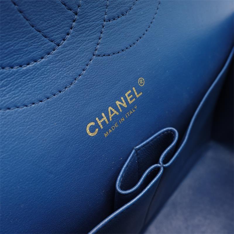 [Deal] Chanel Jumbo Blue Lambskin Shoulder Bag