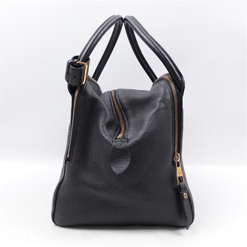 Pre-owned Louis Vuitton Marais Black Empreinte Leather Tote