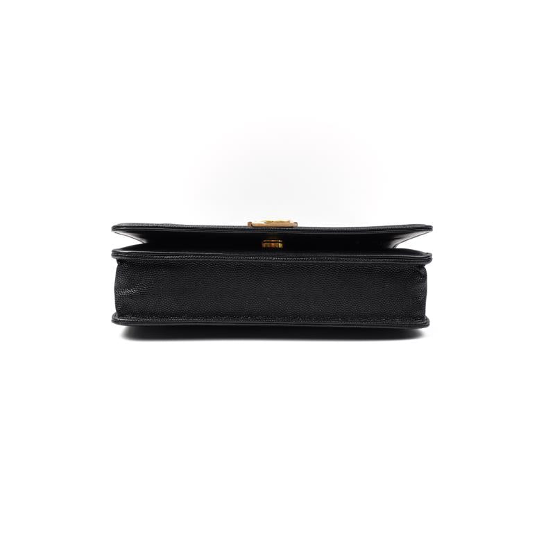 Pre-Owned Chanel Leboy woc Black Caviar Leather Shoulder Bag