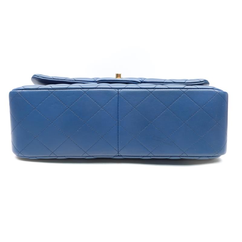 [Deal] Chanel Jumbo Blue Lambskin Shoulder Bag