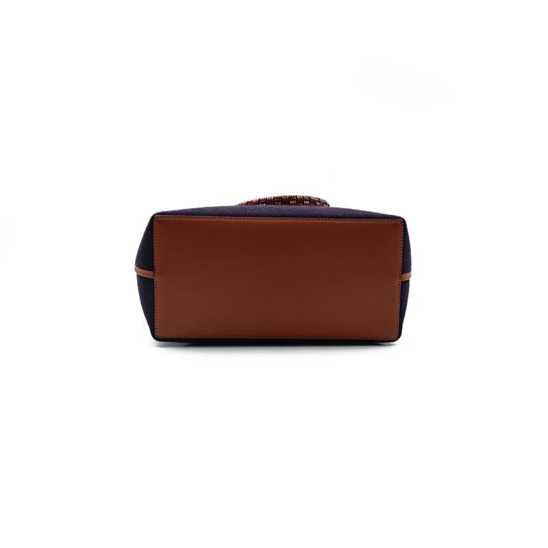 Pre-owned Loewe Anagram Black Canvas Tote