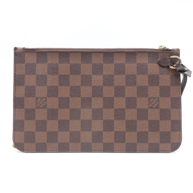 Pre-owned Louis Vuitton Damier Ebene Canvas Shopper Bags Pouch