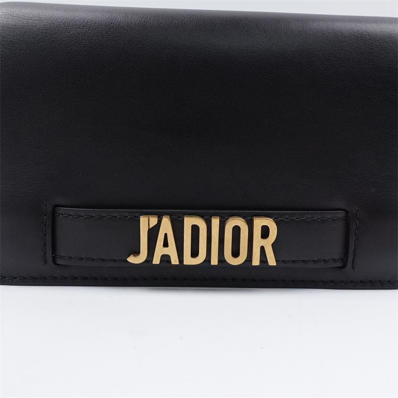 Pre-owned DIOR calfskin Cross Body Bags Black Jadior Crossbody Bady