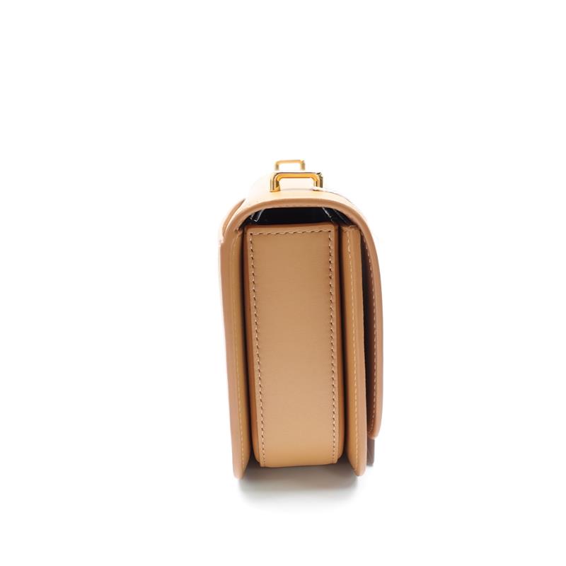 Loewe Goya Khaki Calfskin Shoulder Bag