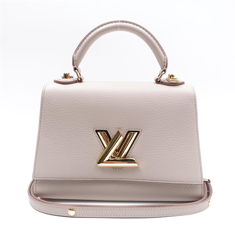 Pre-owned Louis Vuitton Twist Pink Calfskin Handbag