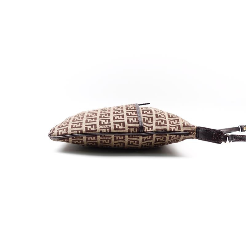 Pre-owned Fendi Brown Canvas Shoulder Bag