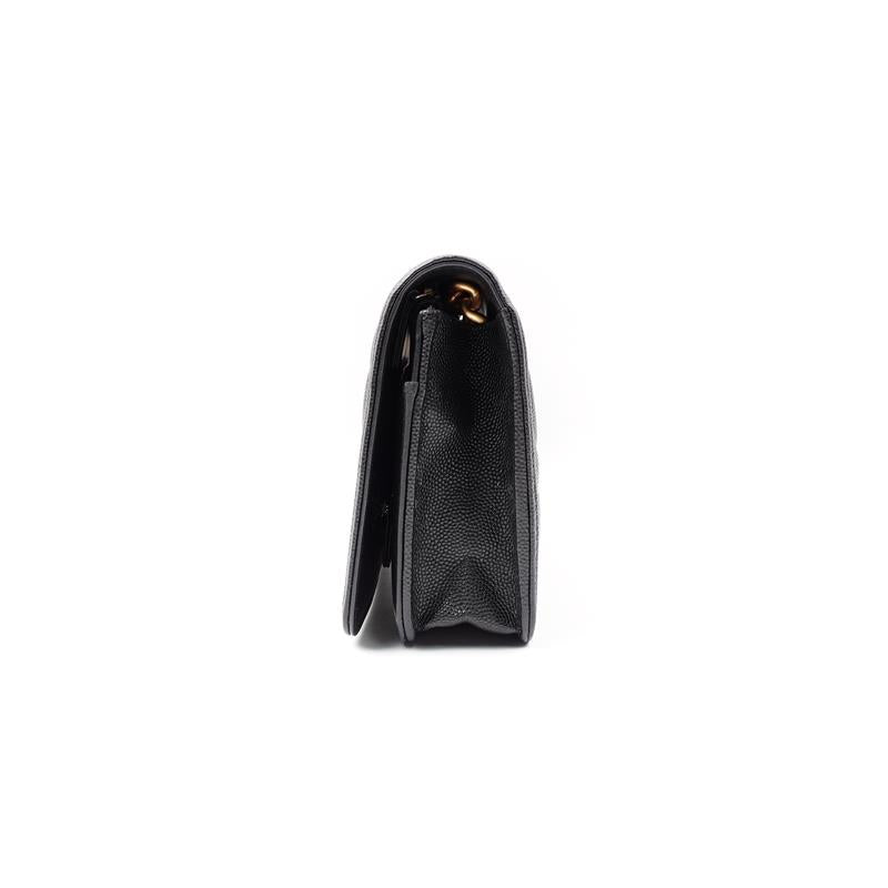 Pre-Owned Chanel Leboy woc Black Caviar Leather Shoulder Bag