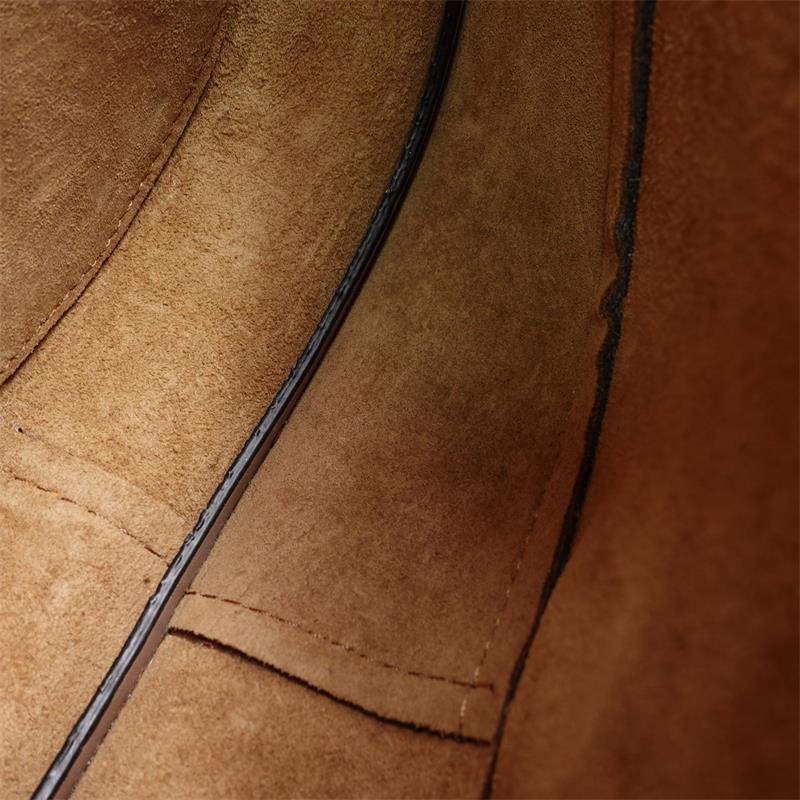 Pre-owned Loewe Gate Mini Grey Calfskin Shoulder Bag