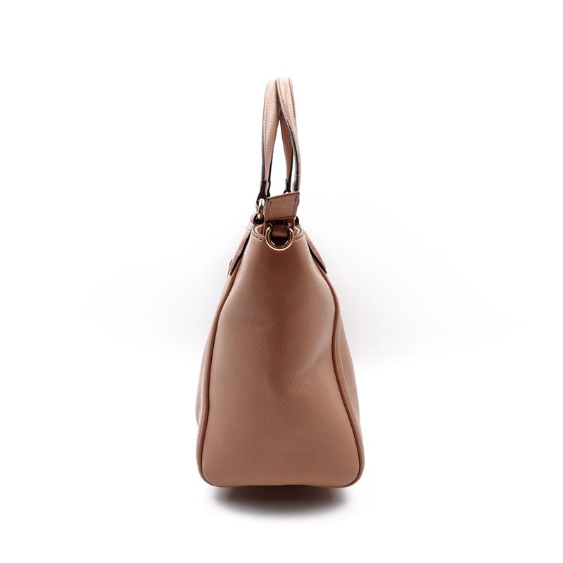 Pre-owned Gucci Brown Soho Calfskin Shoulder Bag