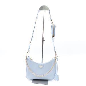 Pre-owned Prada Re-edition Blue Calfskin Shoulder Bag