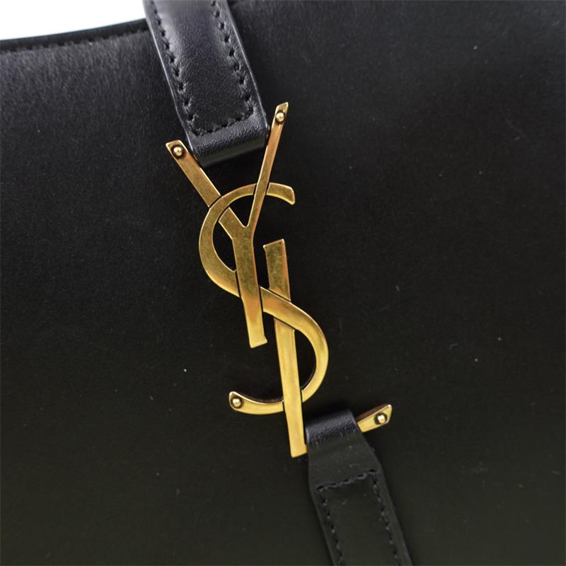 Pre-owned Saint Laurent Sulpice Black Calfskin Hobo