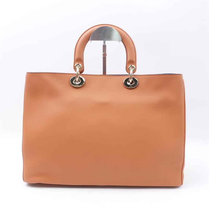 Pre-owned Dior Vip Brown Calfskin Tote