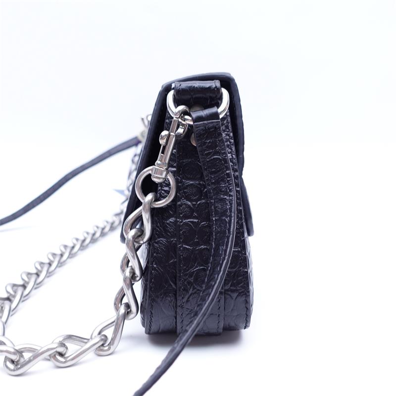 Pre-owned Balenciaga City Black Calfskin Shoulder Bag