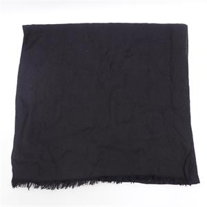 Pre-Owned Gucci Black Square Wool Scarf