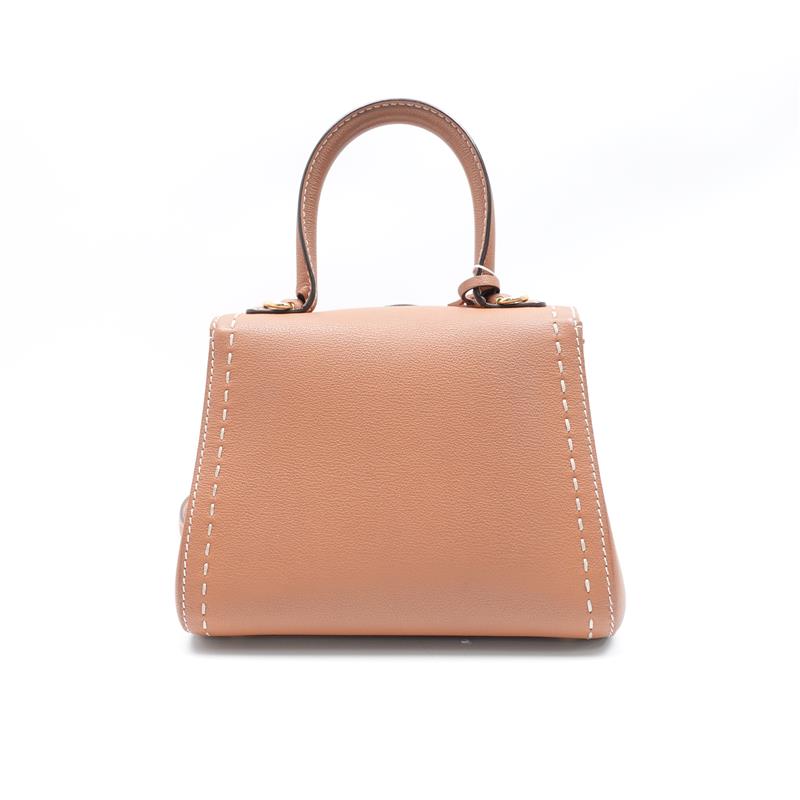 Pre-owned Delvaux Le Brillant Brown Calfskin Shoulder Bag