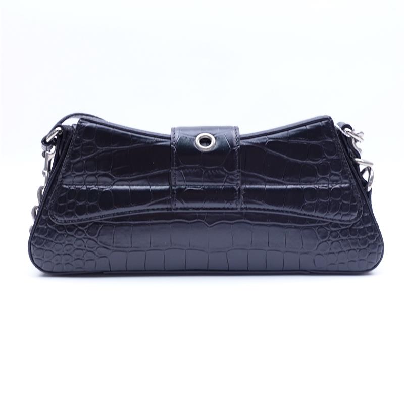 Pre-owned Balenciaga City Black Calfskin Shoulder Bag