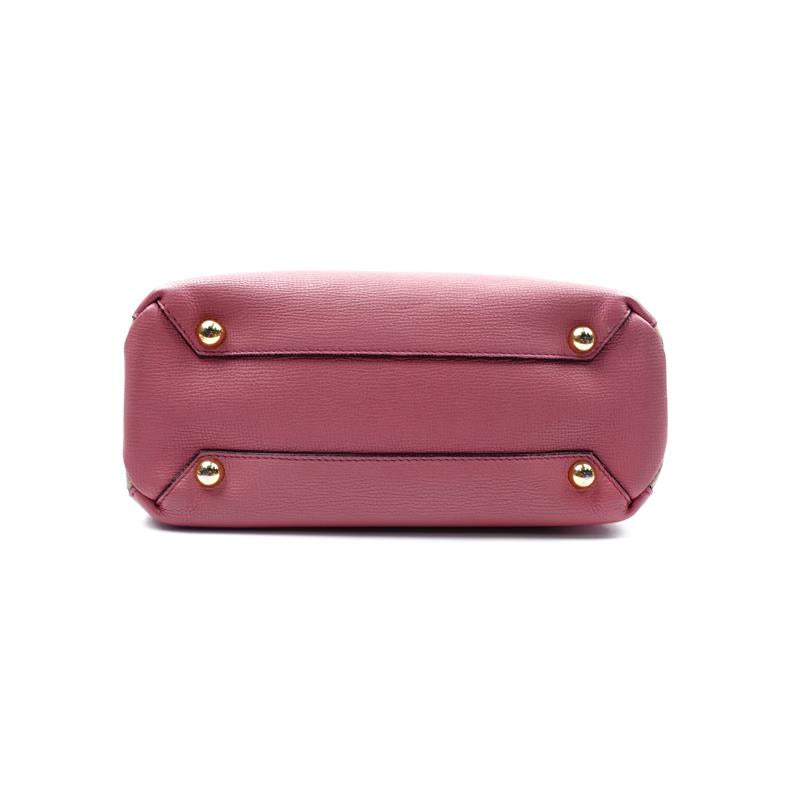 [Deal] Pre-owed Burberry THE BANNER Pink Calfskin Shoulder Bag