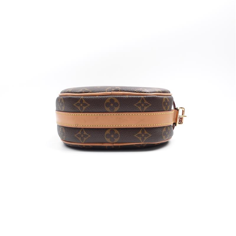 Pre-owned Louis Vuitton Boite Chapeau Souple Brown Coated Canvas Shoulder Bag