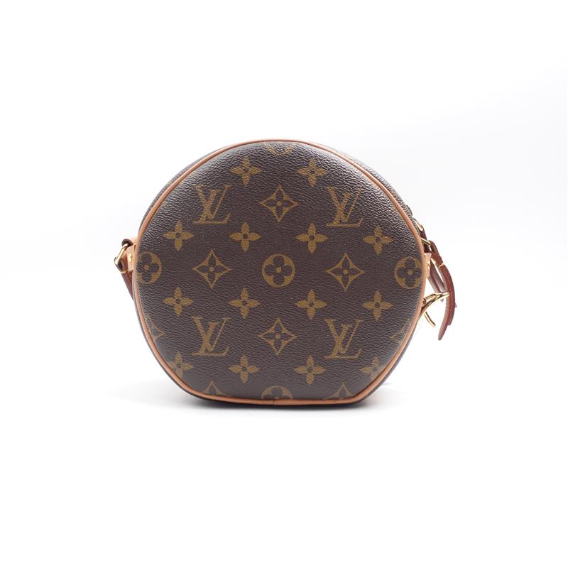 Pre-owned Louis Vuitton Boite Chapeau Souple Brown Coated Canvas Shoulder Bag