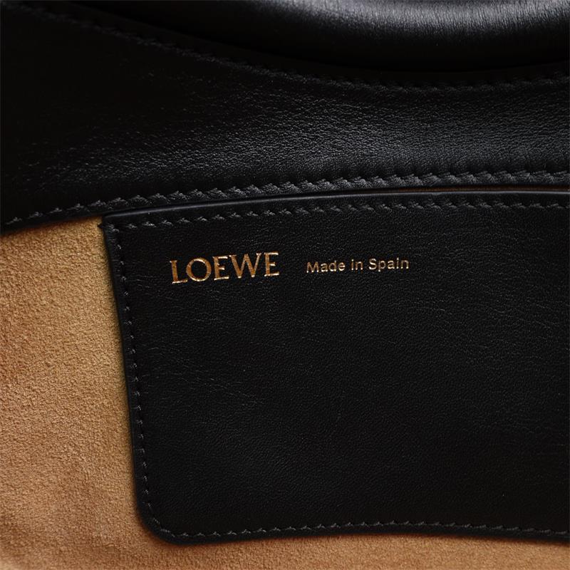 Pre-owned Loewe Paseo Black Leather handbag