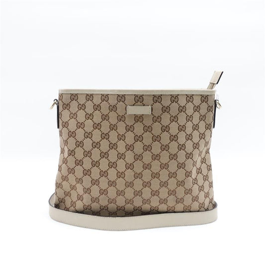 Pre-owned Gucci Brown Canvas Shoulder Bag