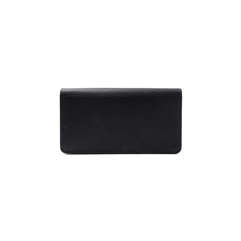 Pre-owned Prada Black Cartoon Saffiano Leather Shoulder Bag