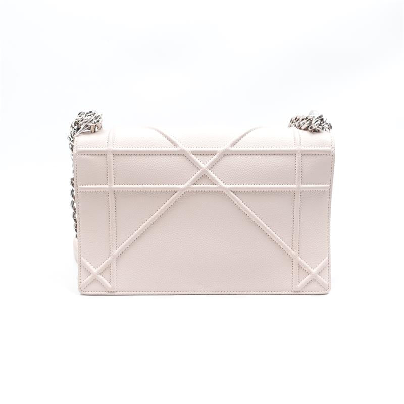 Pre-owned Dio Rama Pink Calfskin Shoulder Bag