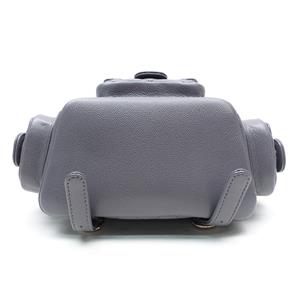 Pre-owned Chanel Duma Grey Calfskin Backpack