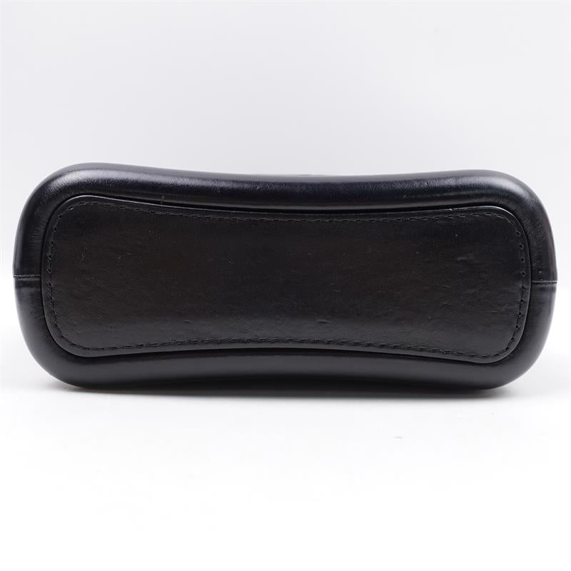 Pre-owned Chanel Gabrielle Black Calfskin Shoulder Bag