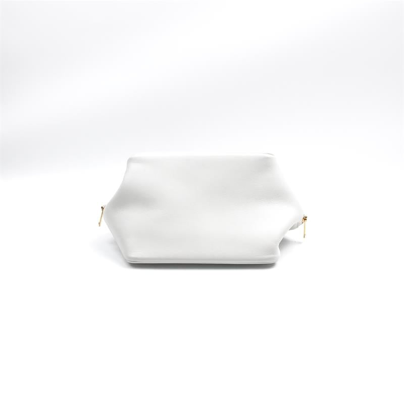 Pre-owned Celine White Calfskin Shoulder Bag