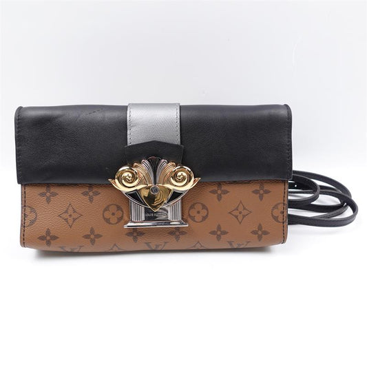 Pre-owned Louis Vuitton Columu Monogram Coated Canvas Shoulder Bag